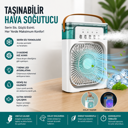 Lumaturk- Çok Fonksiyonlu Soğutucu Fan