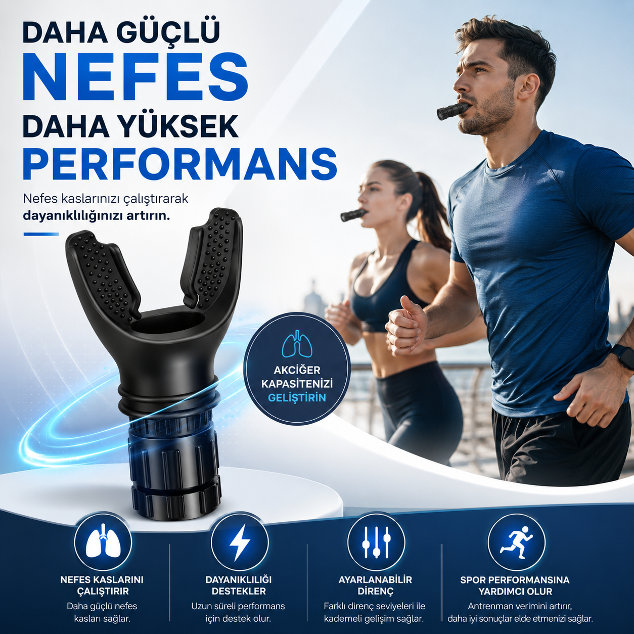 Lumaturk- Akciğer Ultra Nefes Egzersizi Cihazı