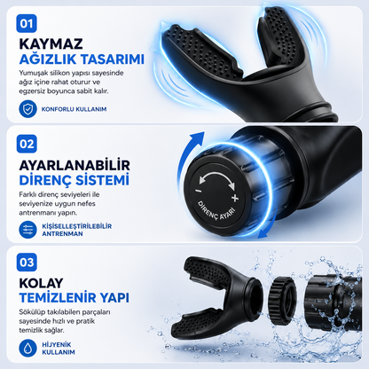 Lumaturk- Akciğer Ultra Nefes Egzersizi Cihazı