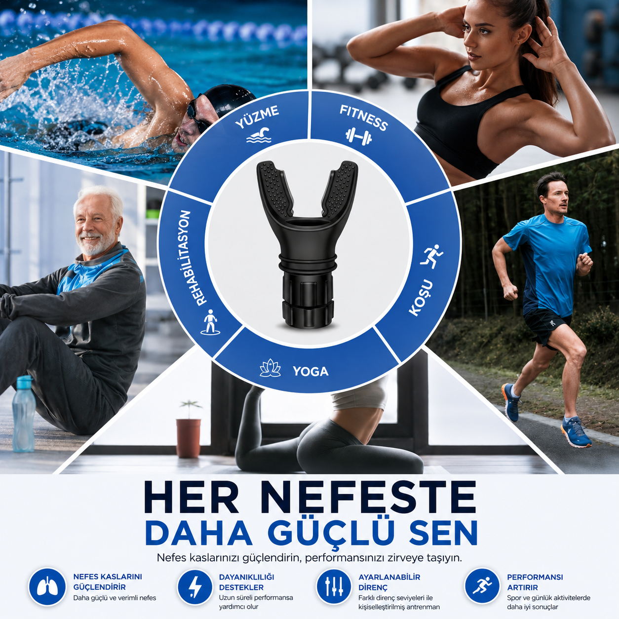 Lumaturk- Akciğer Ultra Nefes Egzersizi Cihazı